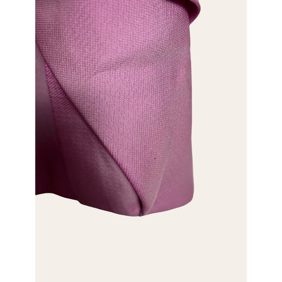 Tibi Simona Sleeveless Pink Origami Layered Cut Out Cocktail Mini Dress Size 0 - Picture 7 of 9